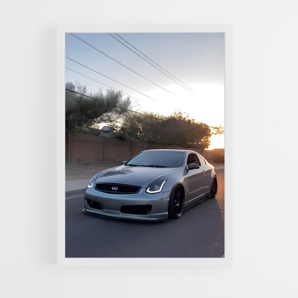 Poster Coupe Route Admirez – affiche Infiniti (vue 3)